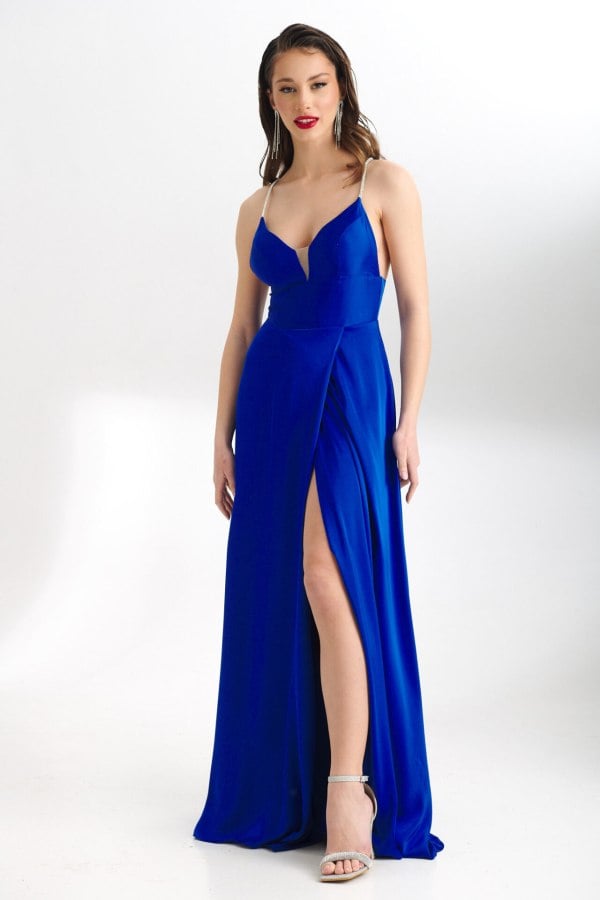 Φόρεμα Maxi Open-Back Ηλεκτρίκ - Kayma