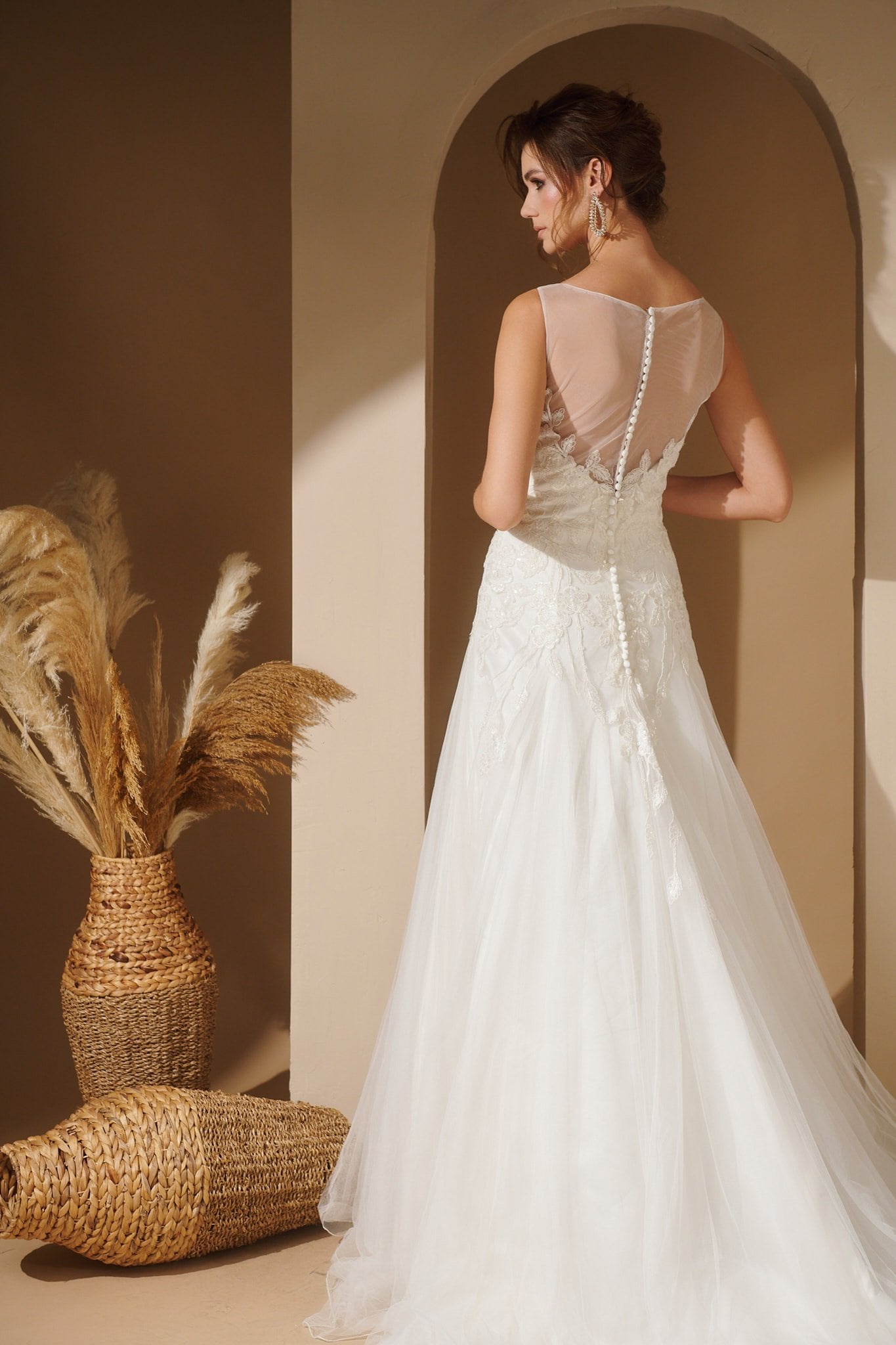 Φόρεμα Bridal Με Δαντέλα - Adamantia