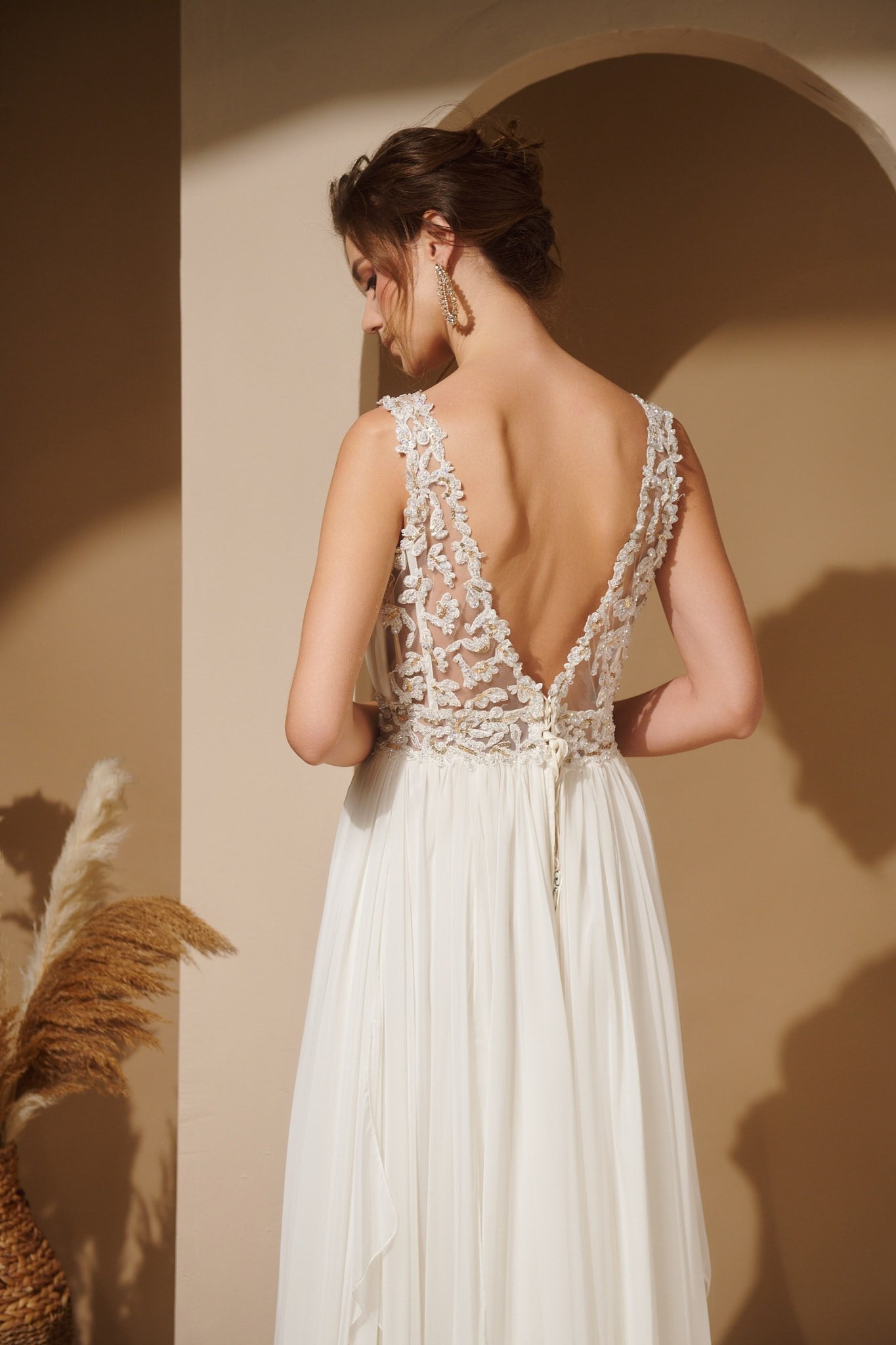 Φόρεμα Bridal Με Layers Ιβουάρ - Avra