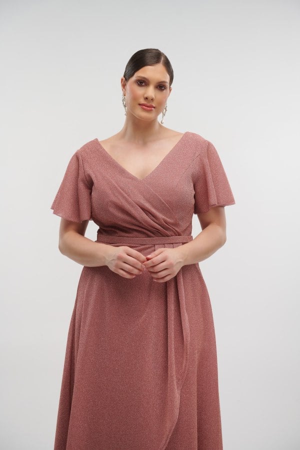 Φόρεμα Maxi Lurex OLd Pink- Annie