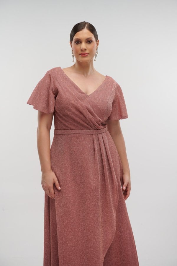 Φόρεμα Maxi Lurex OLd Pink- Annie